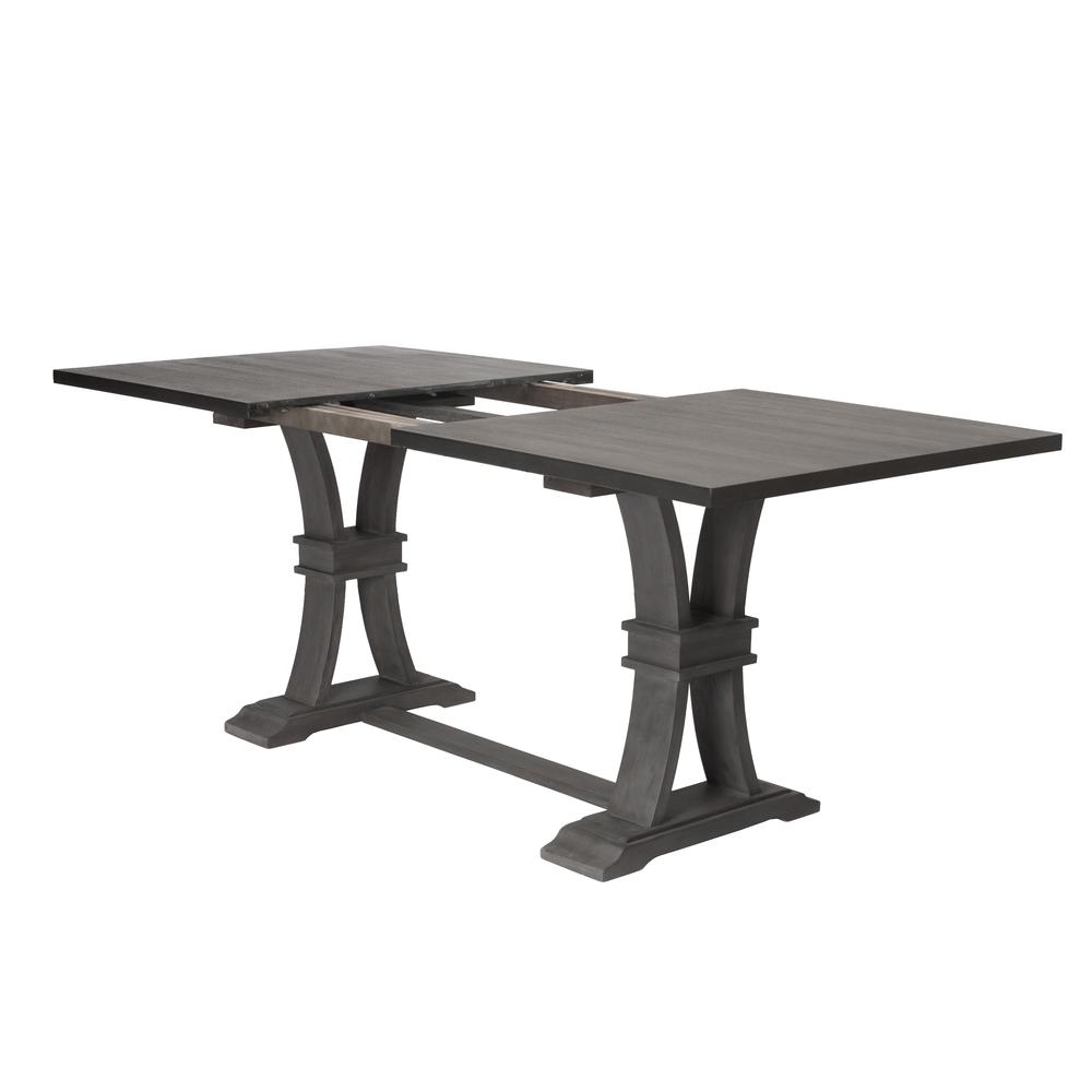 Classic Extendable Counter Height Dining Table with 18″ Leaf