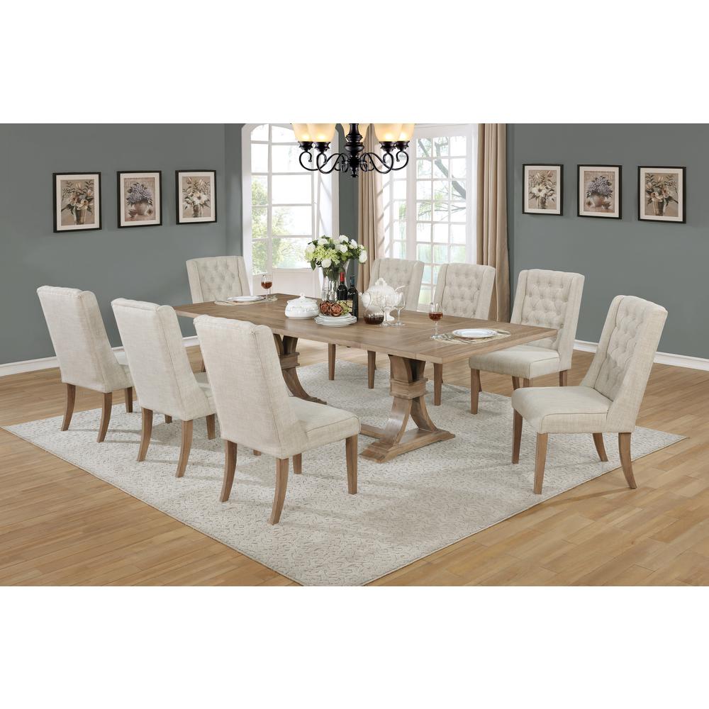 Classic 9pc Extendable Dining Set with Two 16″ Leafs