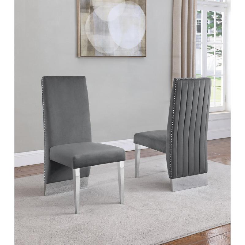 Tufted Velvet Upholstered Dining Chair
