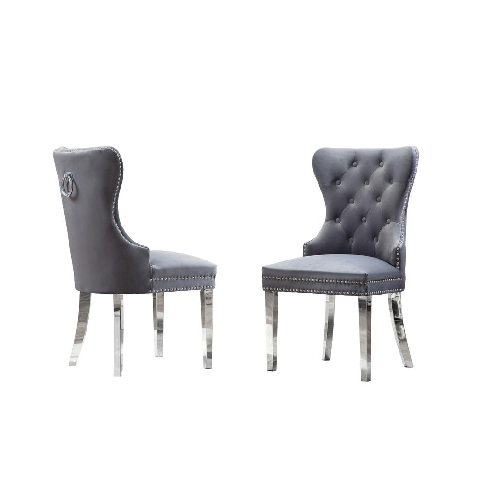 Stainless Steel Legs (Set of 2) – Grey