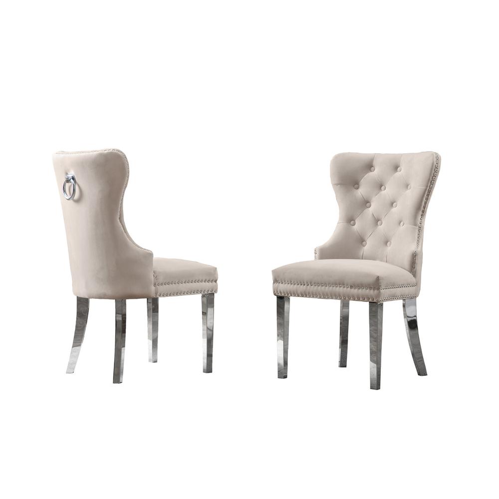 Velvet Tufted Dining Chair