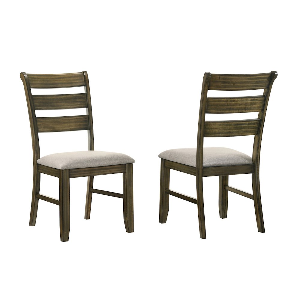 Wood ladderback dining chairs (Set of 2)
