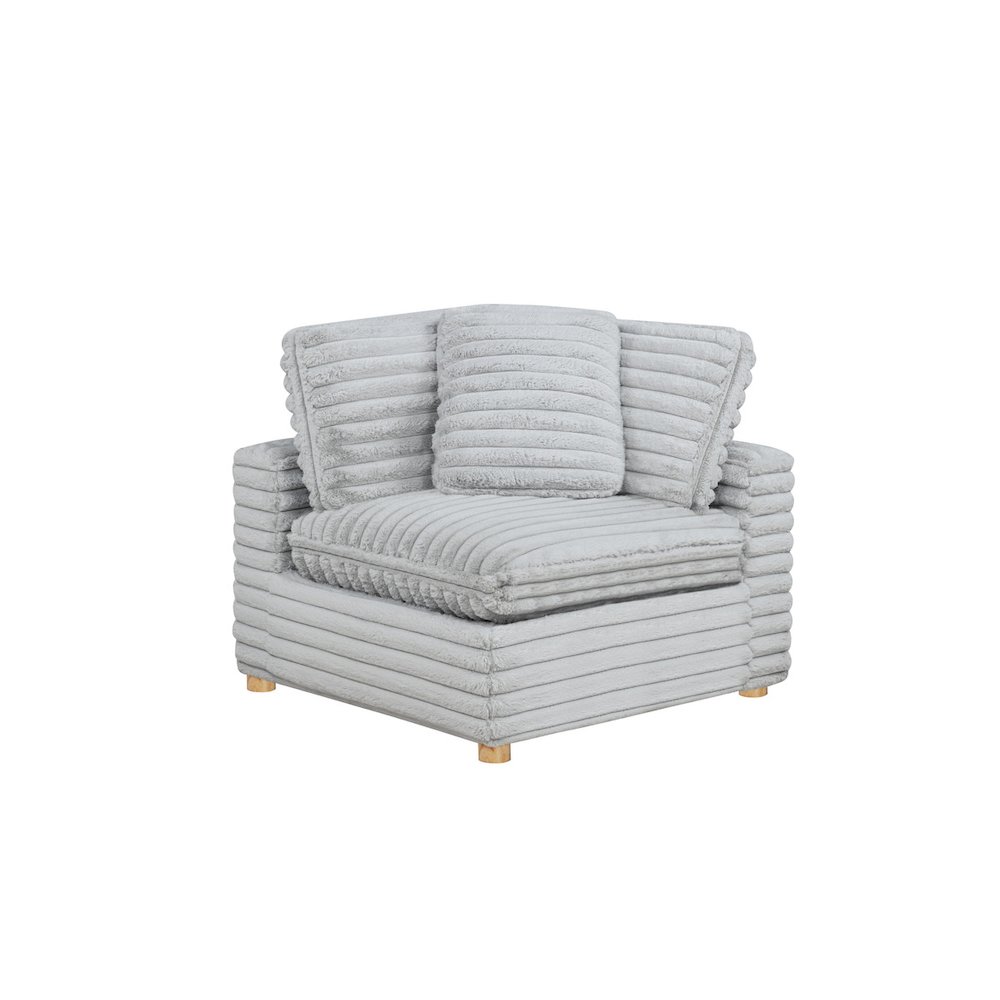 Corduroy Modular Corner Chair