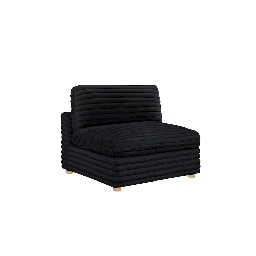 Corduroy Modular Armless Chair