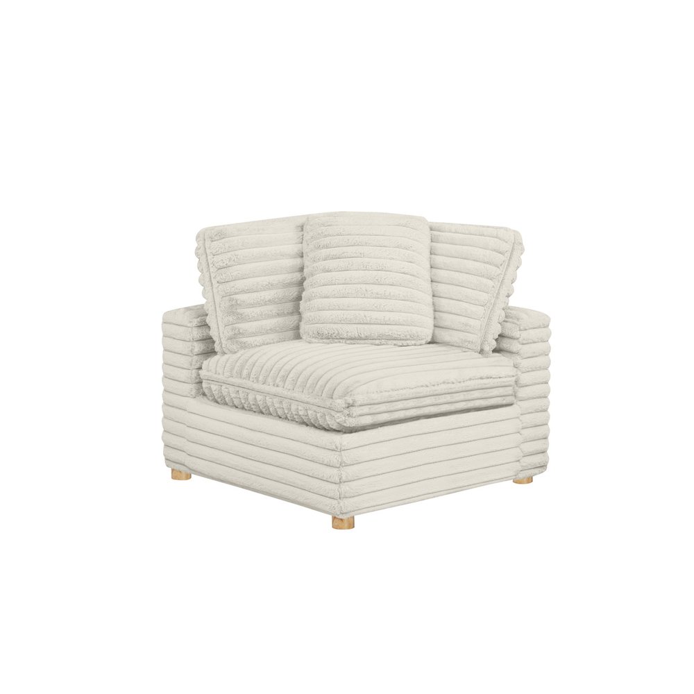 Corduroy Modular Corner Chair