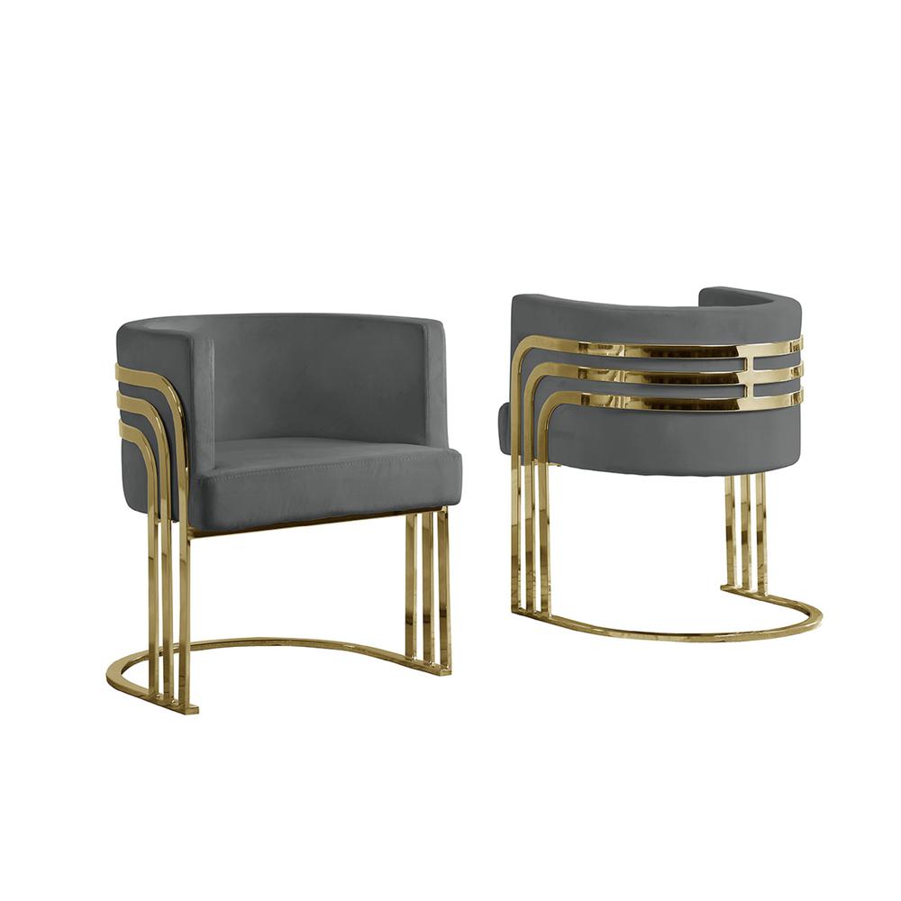 Velvet Barrel Chair