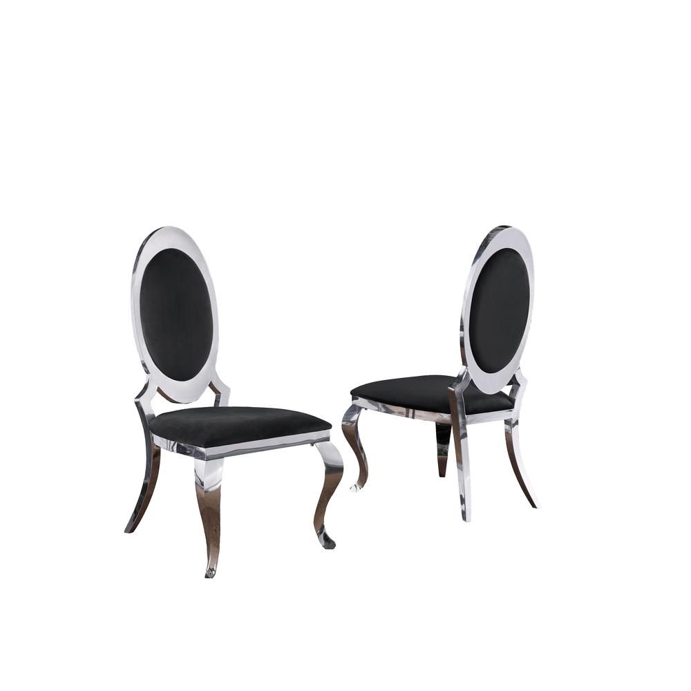 Velvet Uph. Dining Chair