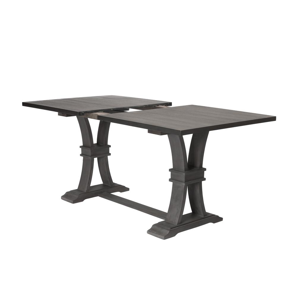 Classic Extendable Counter Height Dining Table with 18″ Leaf