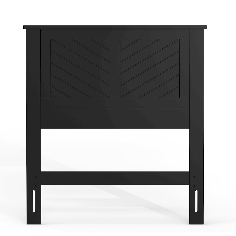 Corbie Solid Wood Twin Headboard with Chamfer