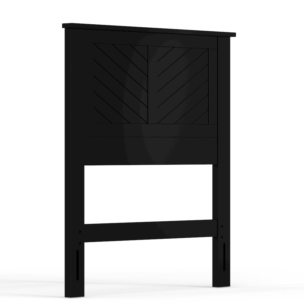 Corbie Solid Wood Twin Headboard with Chamfer