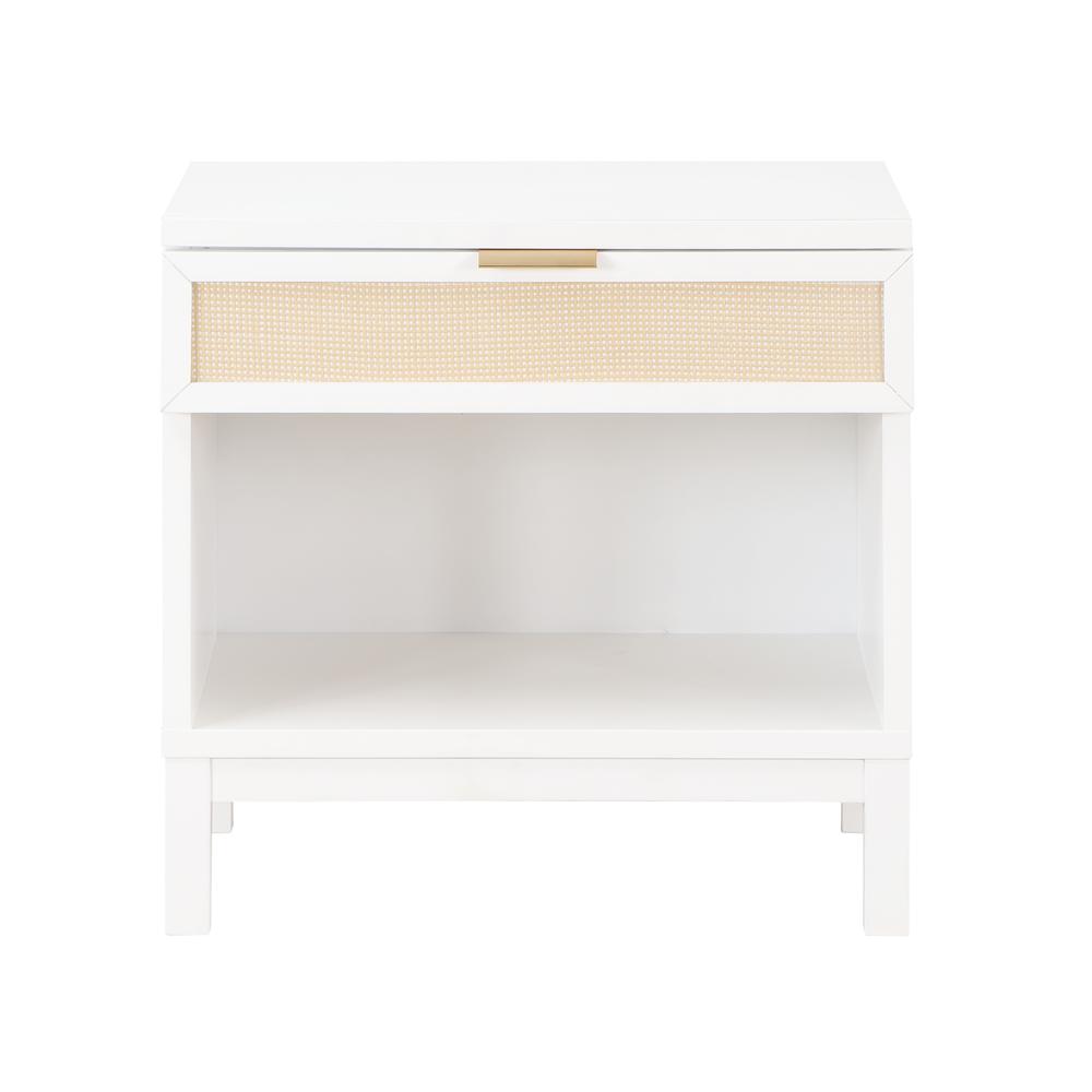 Bayport Cane 1 Drawer Nightstand