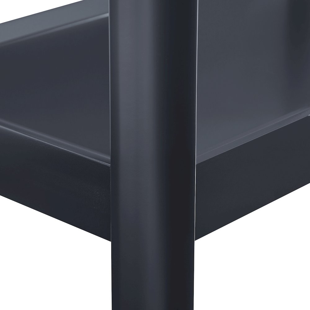 Yukon Matte Black Nightstand