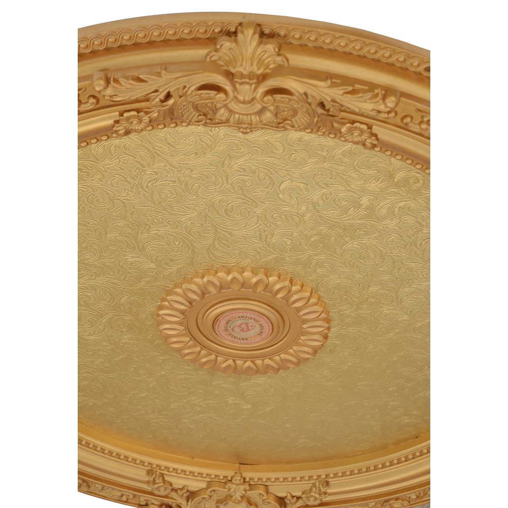 Cherubs Sky Round Chandelier Ceiling Medallion 36in