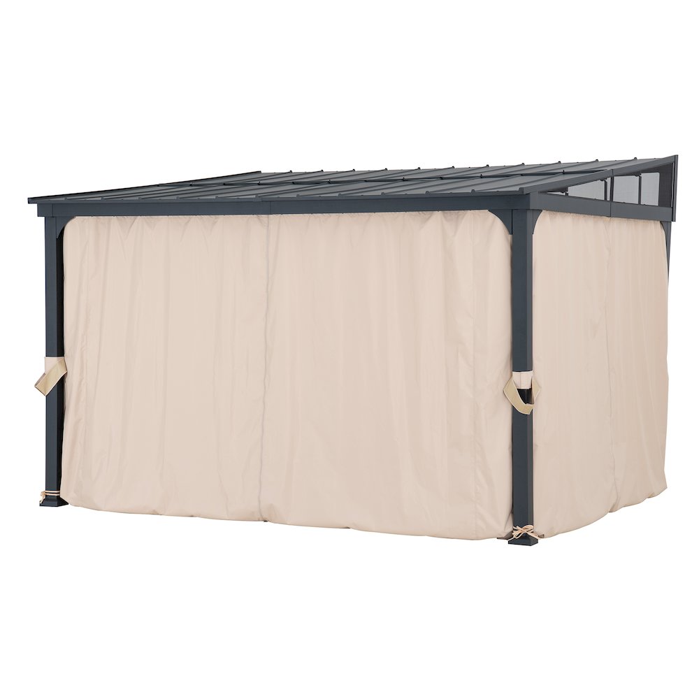 Sunjoy 12ft. x 14ft. Metal Roof;  Aluminum & Metal Frame