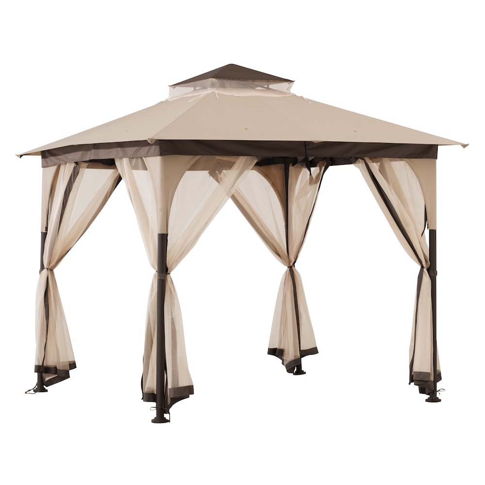 Soft Top Outdoor Steel Frame Gazebo Canopy