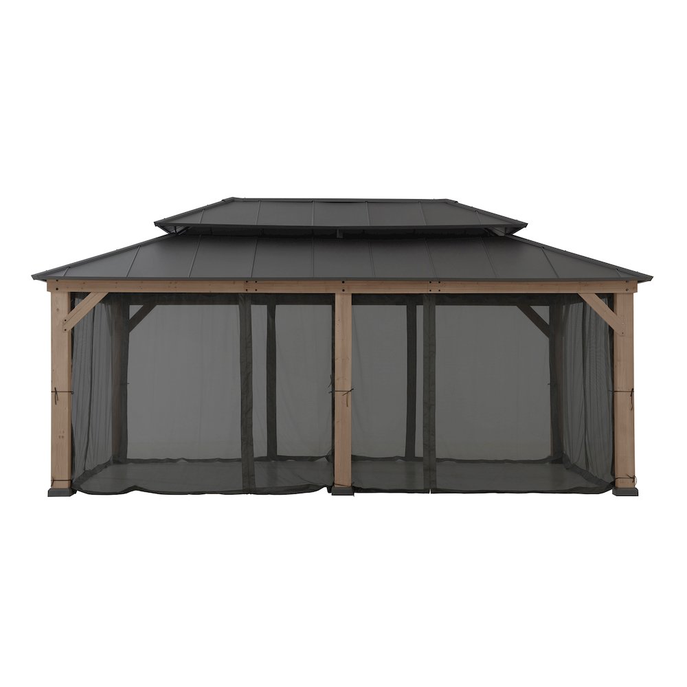 12 ft. x 20 ft. Outdoor Patio Steel Hardtop Gazebo