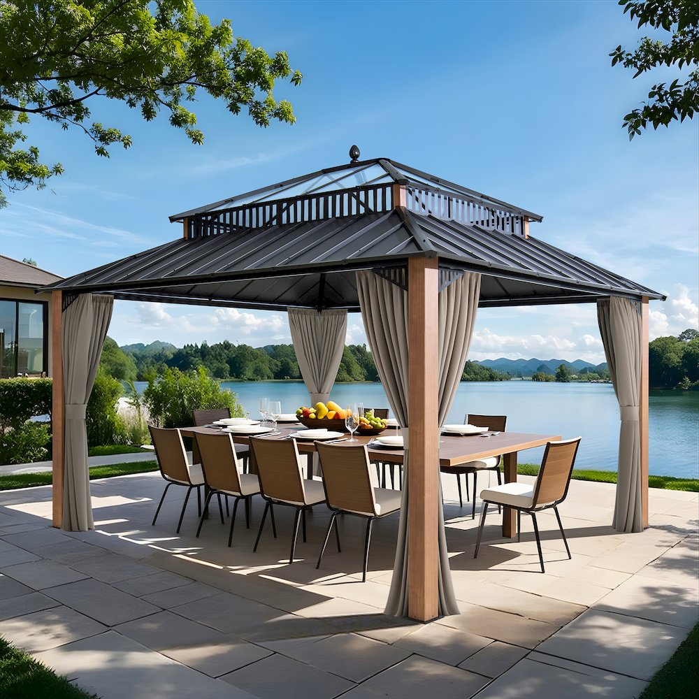 Wide Hardtop Gazebo