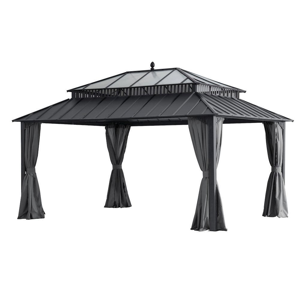 16 ft x 12 ft Hardtop Gazebo