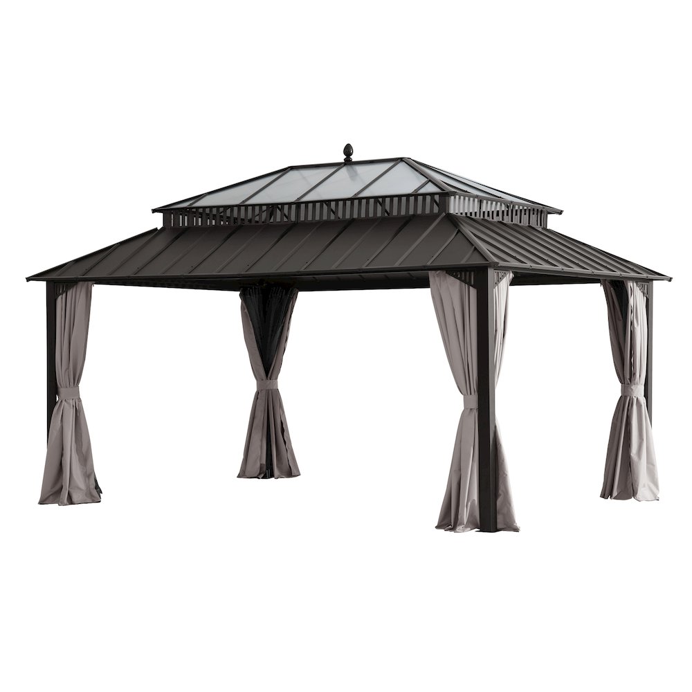 16 ft x 12 ft Hardtop Gazebo