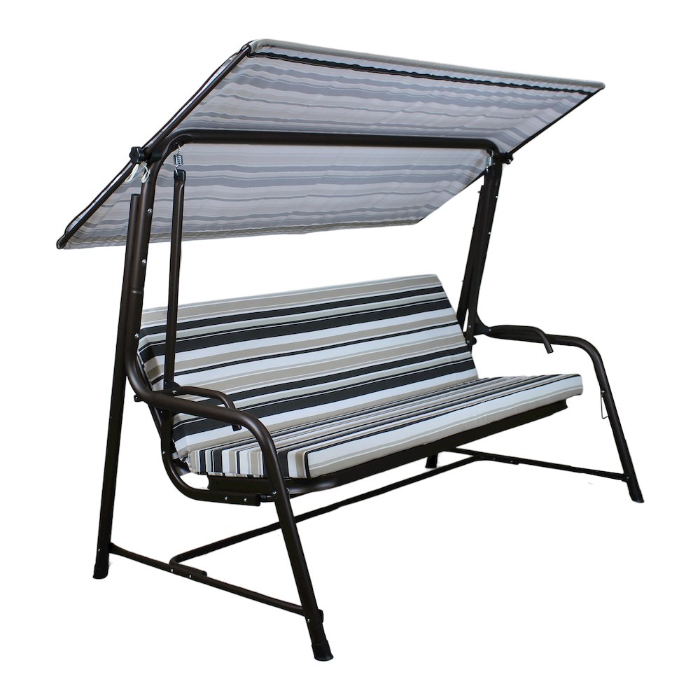 4-Seat Luxury Swing and Bed with Elastic Metal Mesh Seat
