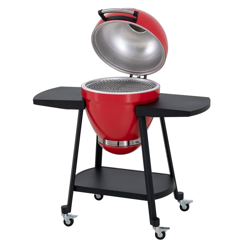 Sunjoy 20IN Egg-shaped Grill with Pizza Plate