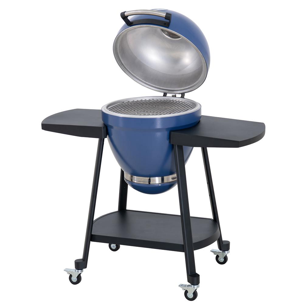 Sunjoy 20IN Egg-shaped Grill with Pizza Plate