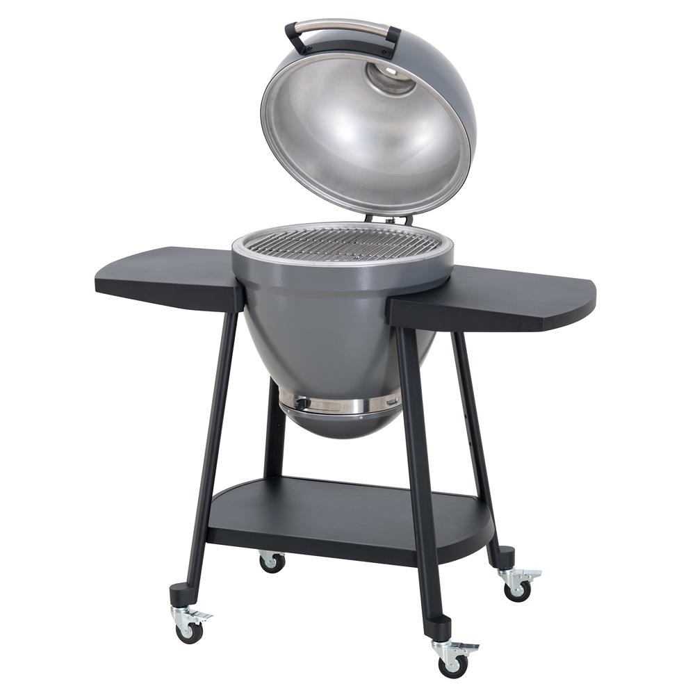 Sunjoy 20IN Egg-shaped Grill with Pizza Plate