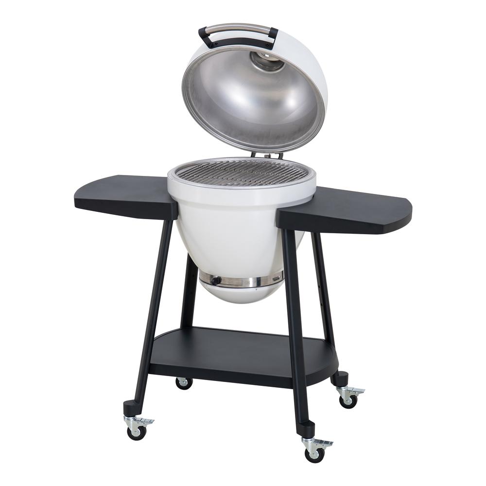 Sunjoy 20IN Egg-shaped Grill with Pizza Plate