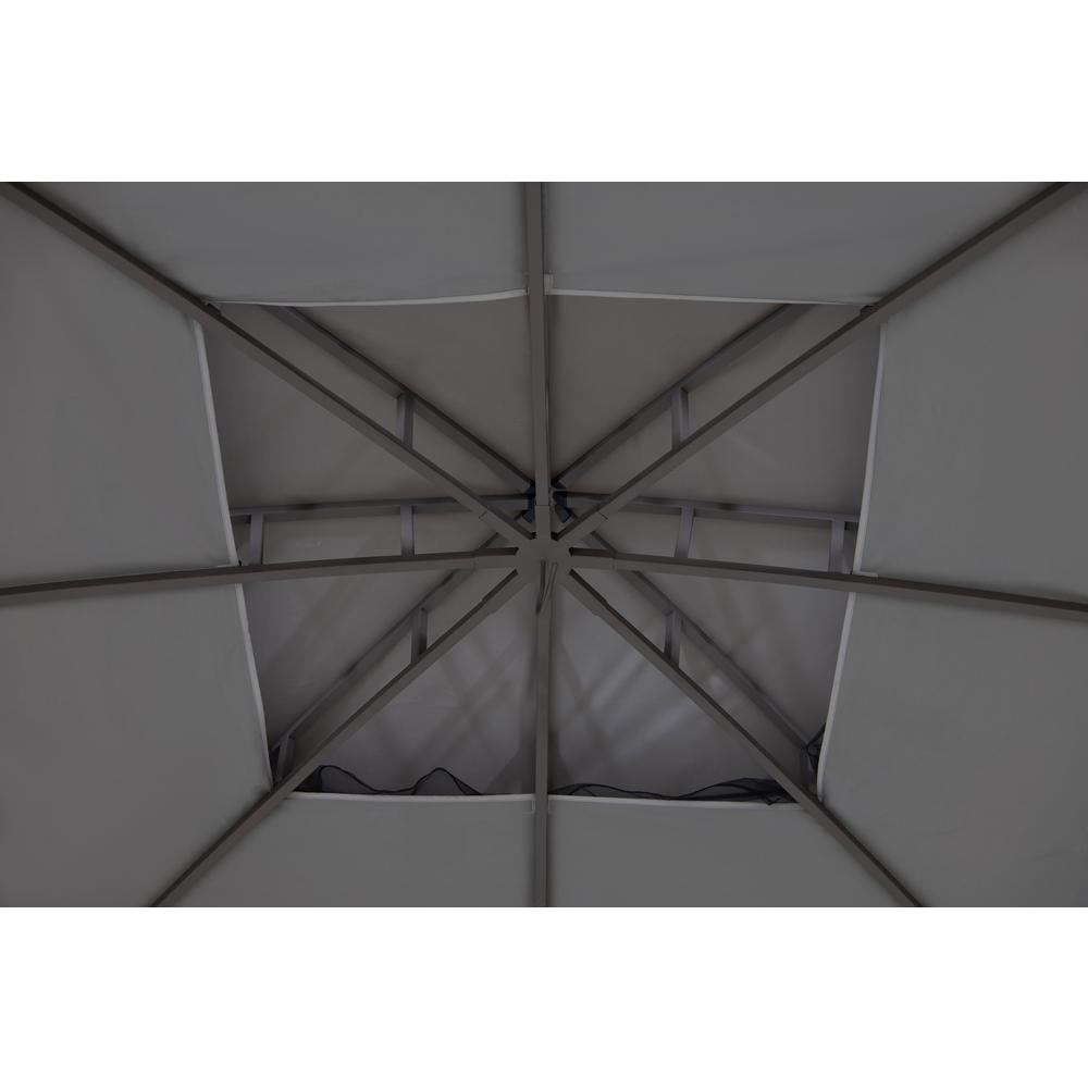 Sunjoy 12ft. X 12ft. Soft Top Gazebo with Netting