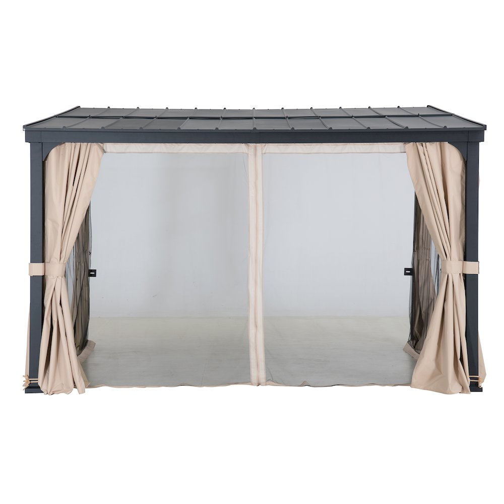 Sunjoy 12ft. x 14ft. Metal Roof;  Aluminum & Metal Frame
