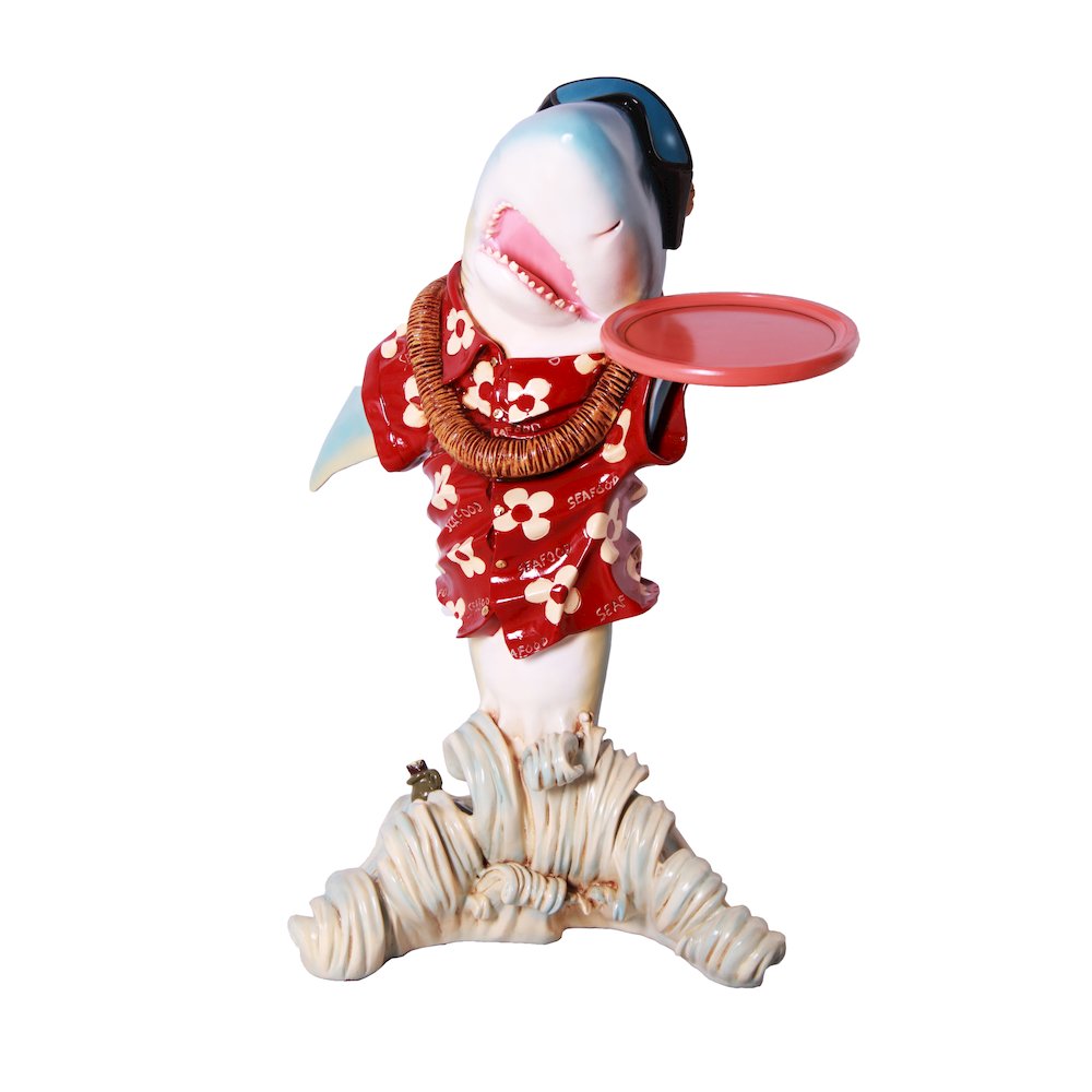 Sharky Butler with Tray 35″