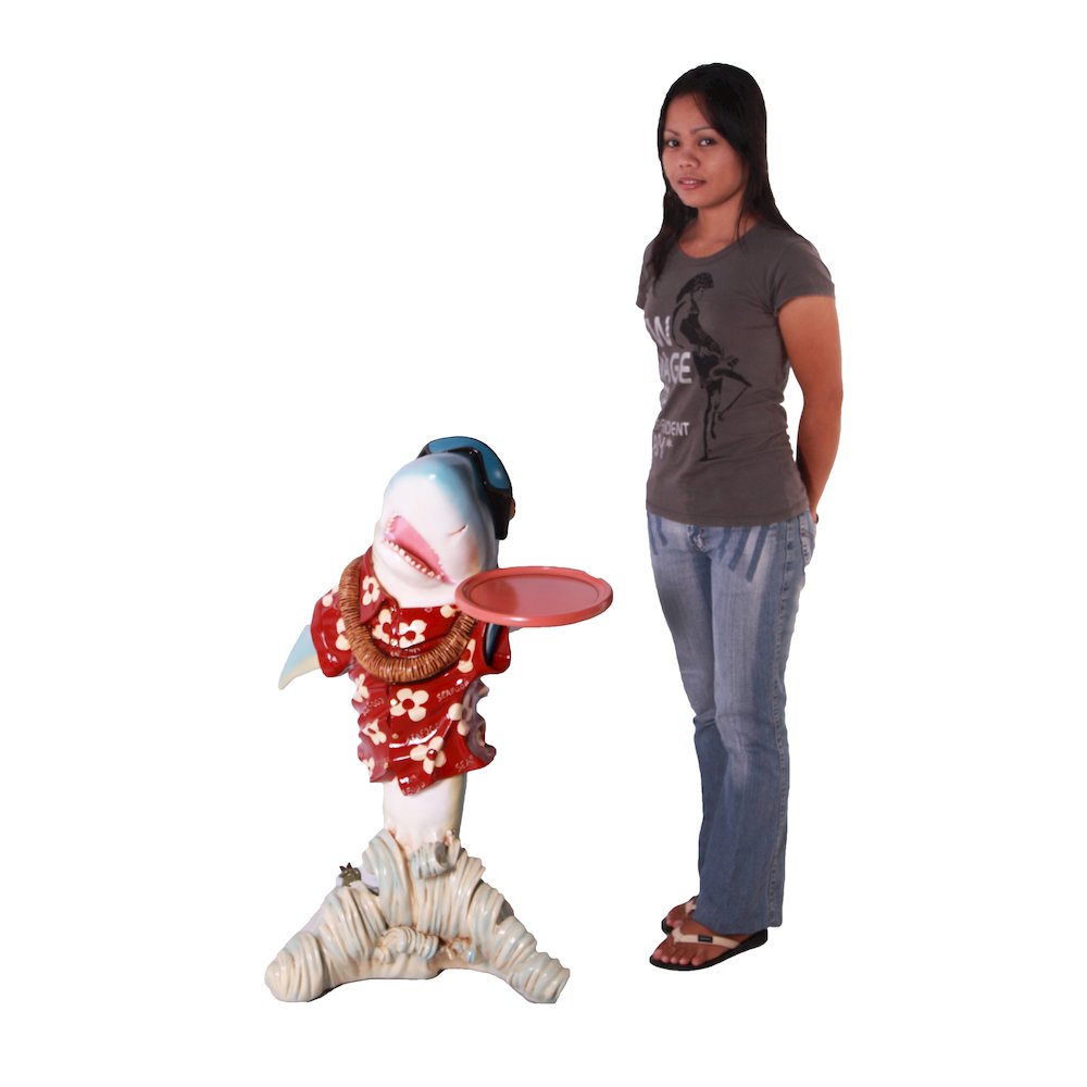 Sharky Butler with Tray 35″