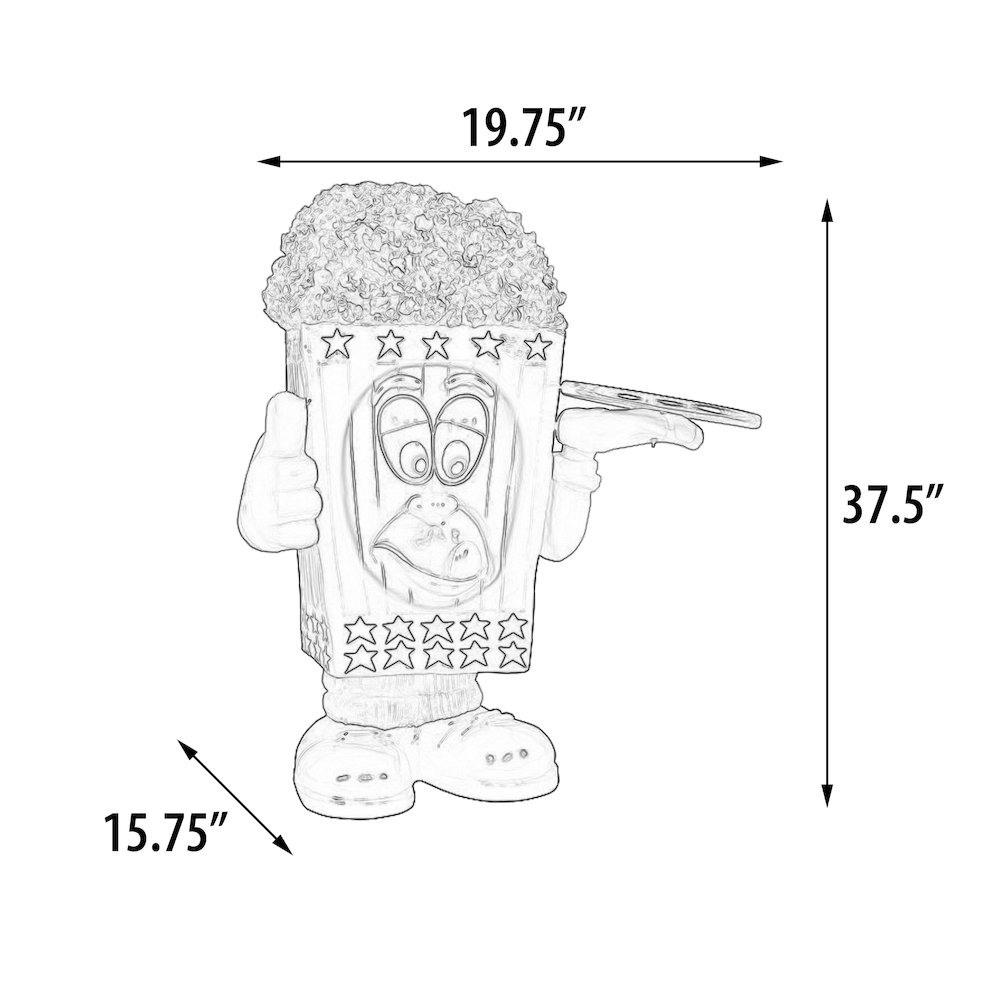 Popcorn Waiter (3ft)