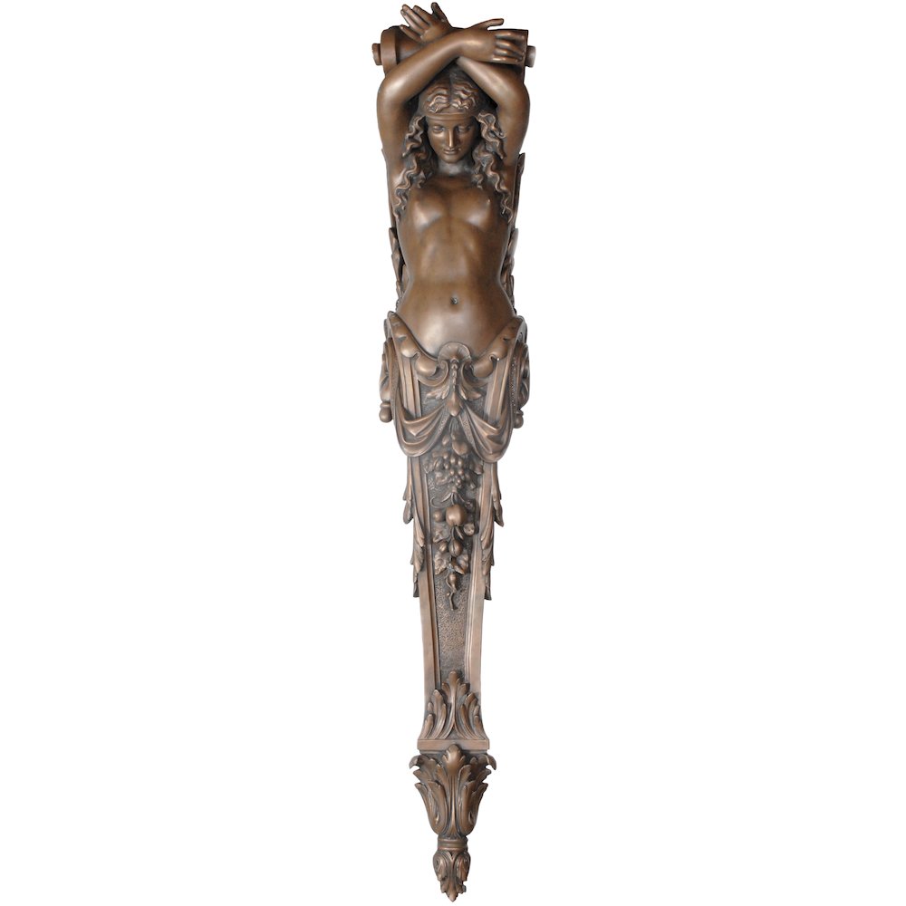 Grand Lady Pilaster Bronzed Finish 91.5 Inch