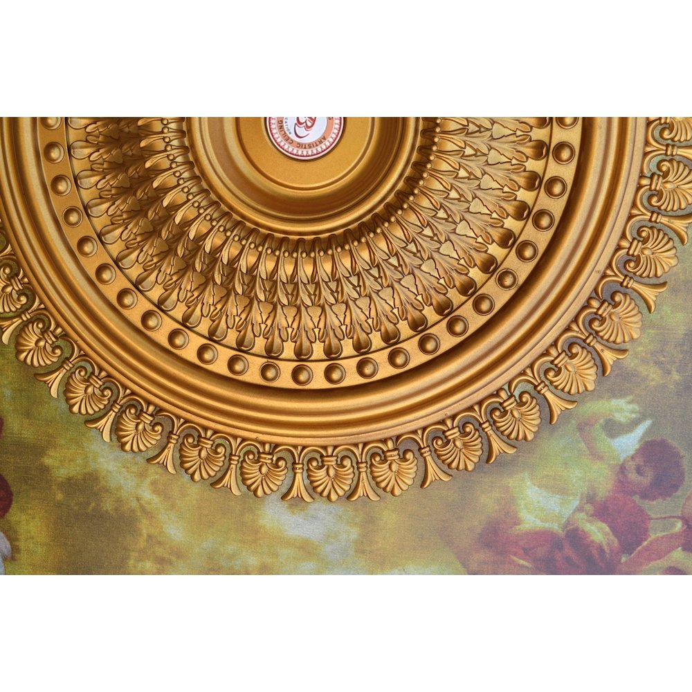 Classical Large Oval Chandelier Ceiling Medallion 79 inches