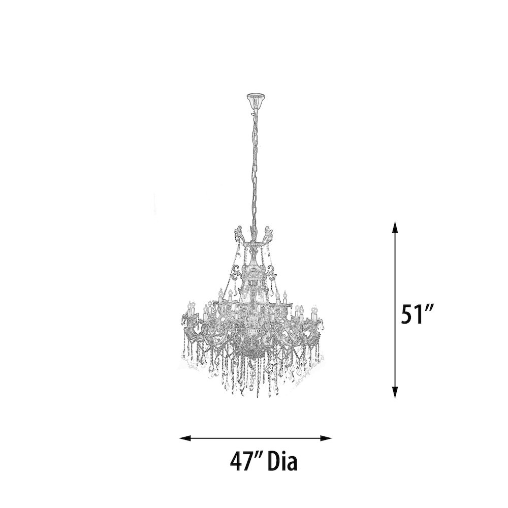 Regal Crystal Chandelier