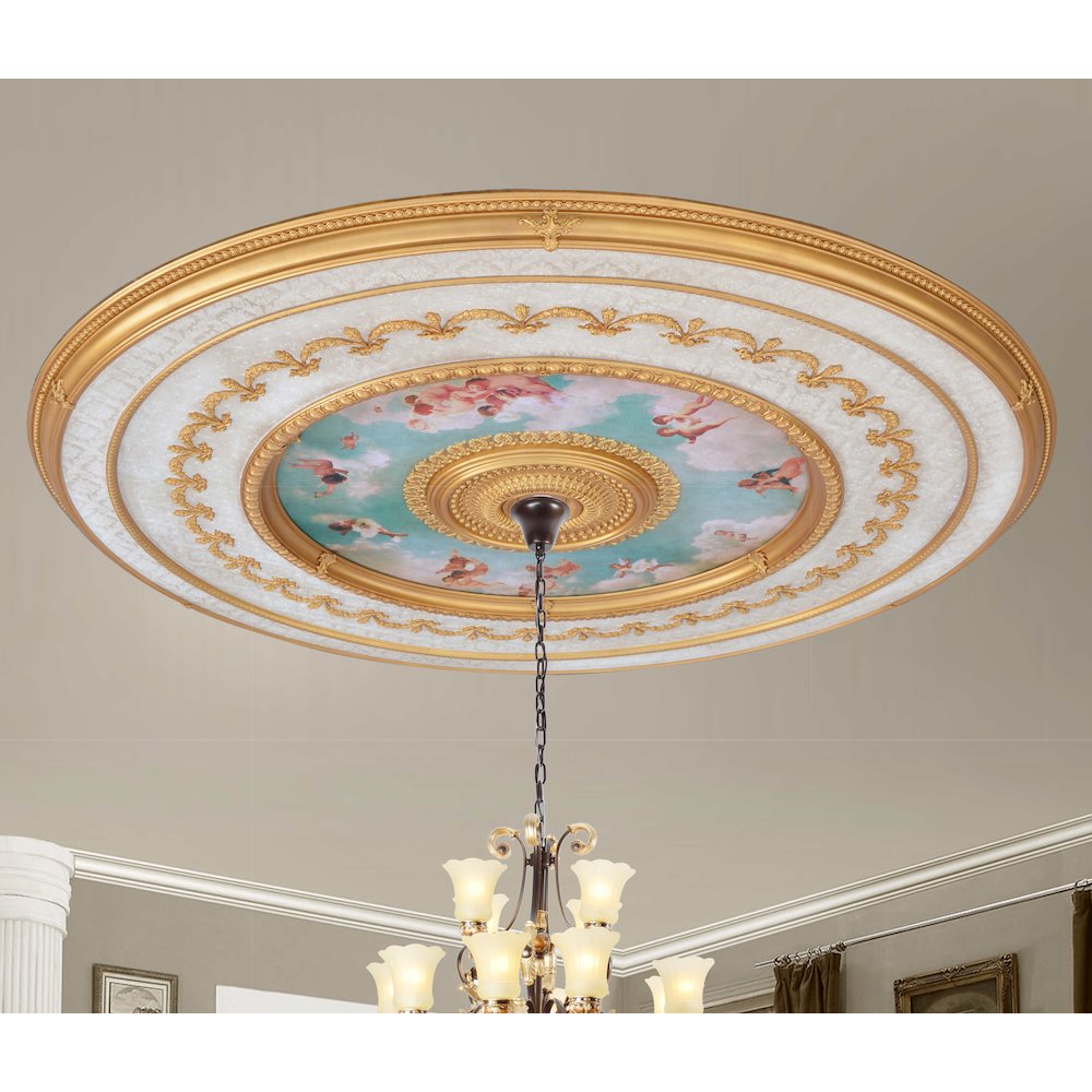 Sistine Chapel Classical Grand Ceiling Medallion 98.5 Inch Diameter