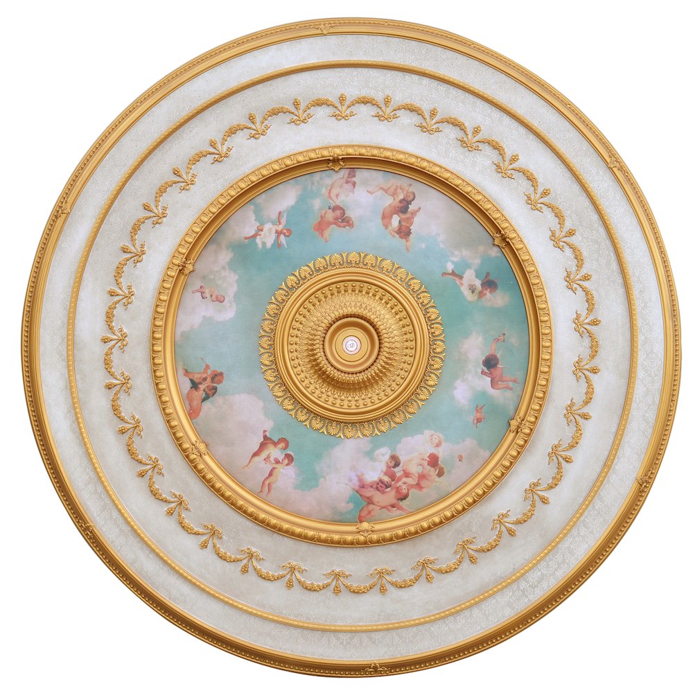 Sistine Chapel Classical Grand Ceiling Medallion 98.5 Inch Diameter