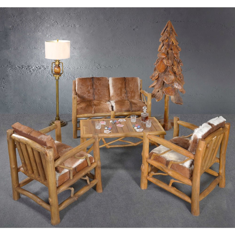 Teak Lodge Coffee Table