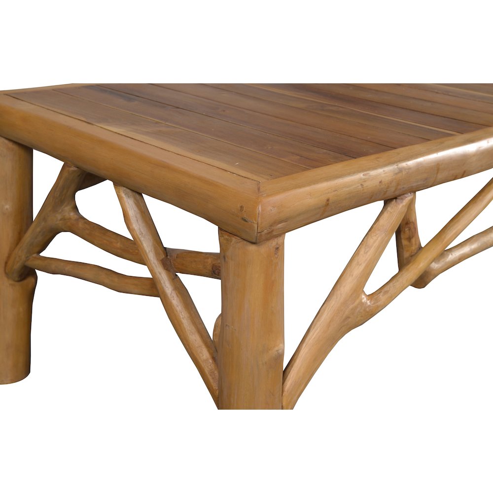 Teak Lodge Coffee Table