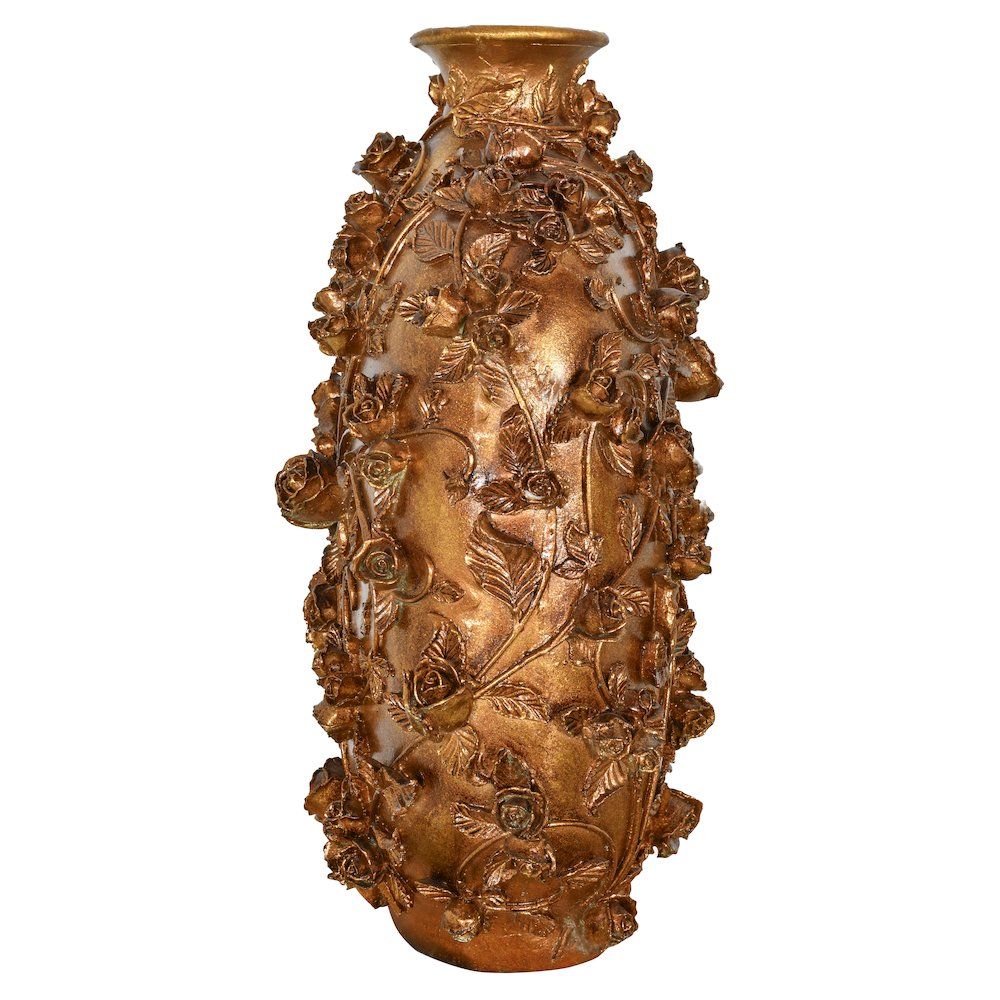 Golden Garden Jar Vase