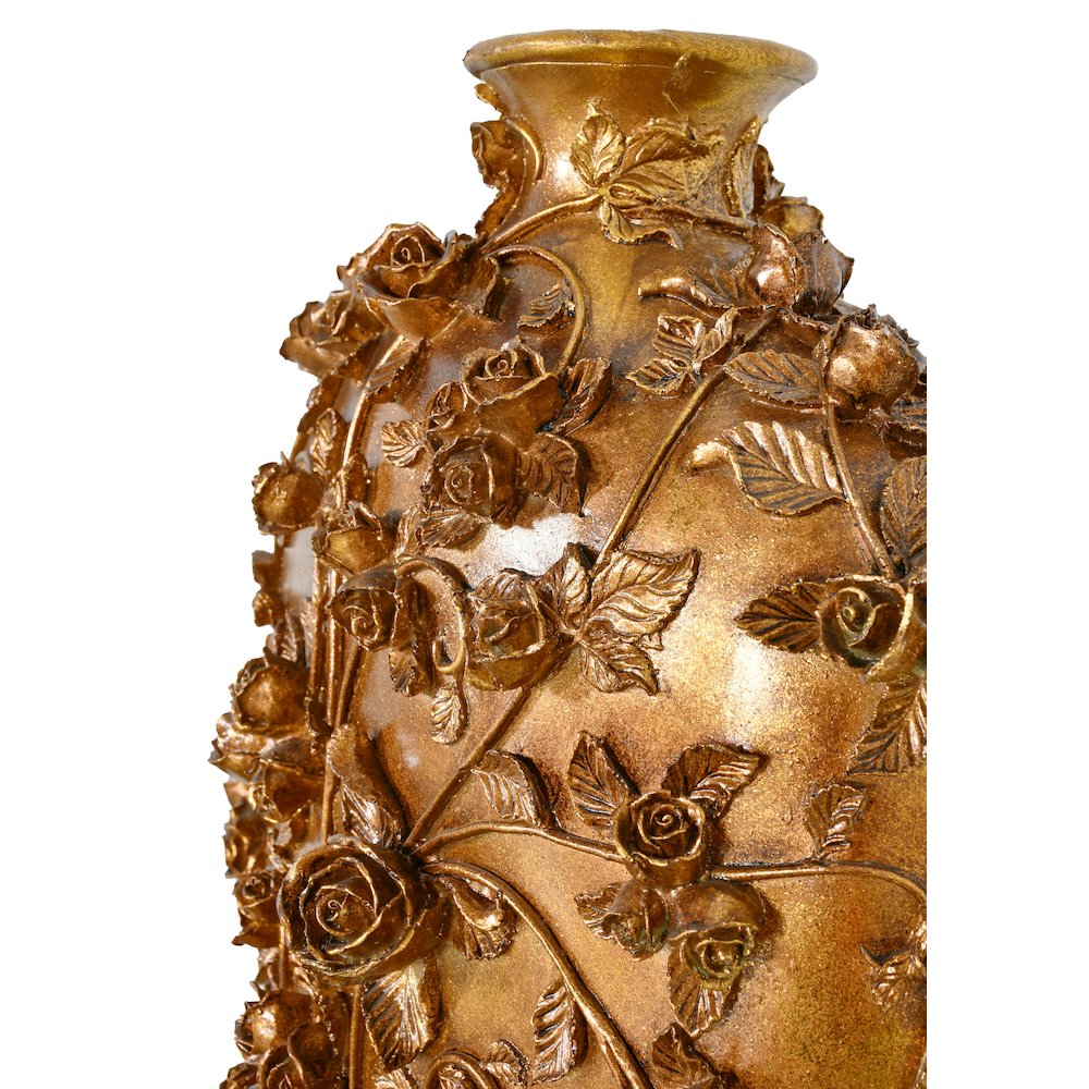 Golden Garden Jar Vase