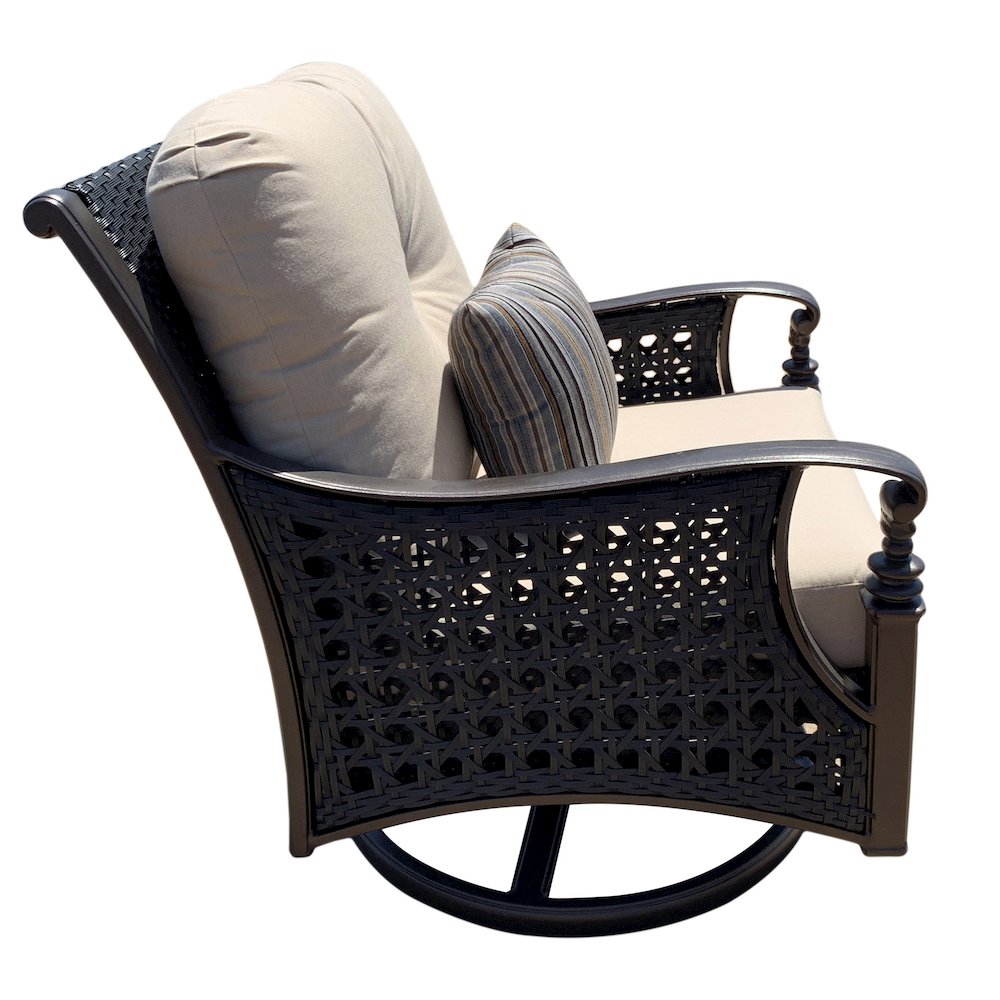 Monterey Swivel Rocking Club Chair