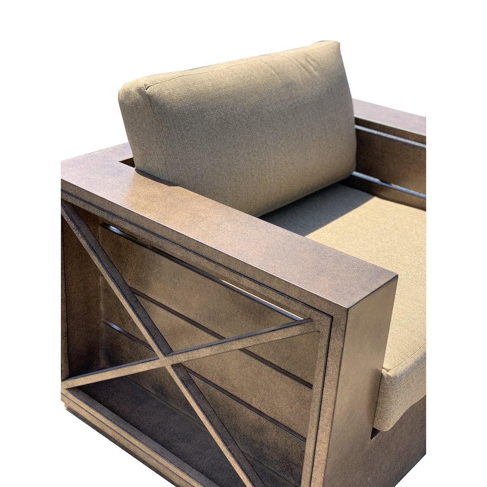Modern Rustic Club Chair