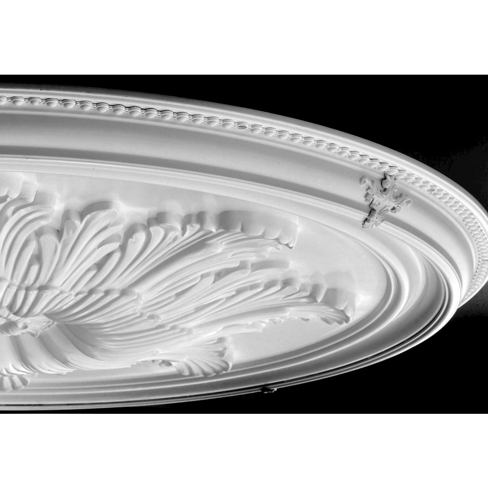 Grand Acanthus Round Ceiling Medallion 65 Inch Diameter