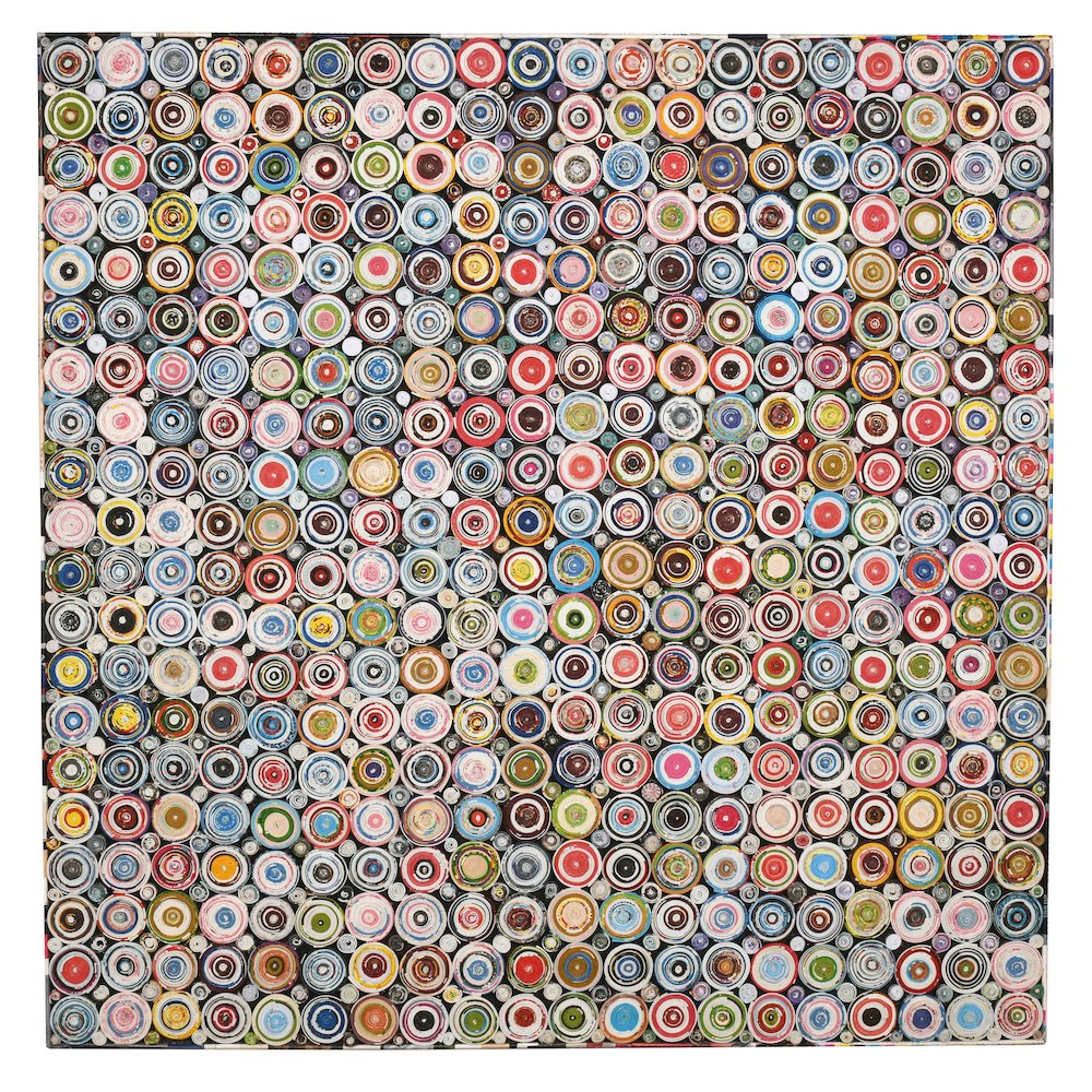 quilled Coiled Wall Art 40 X 40 Inches