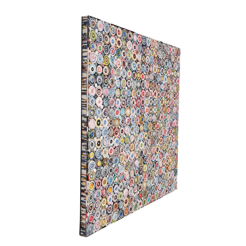 quilled Coiled Wall Art 40 X 40 Inches