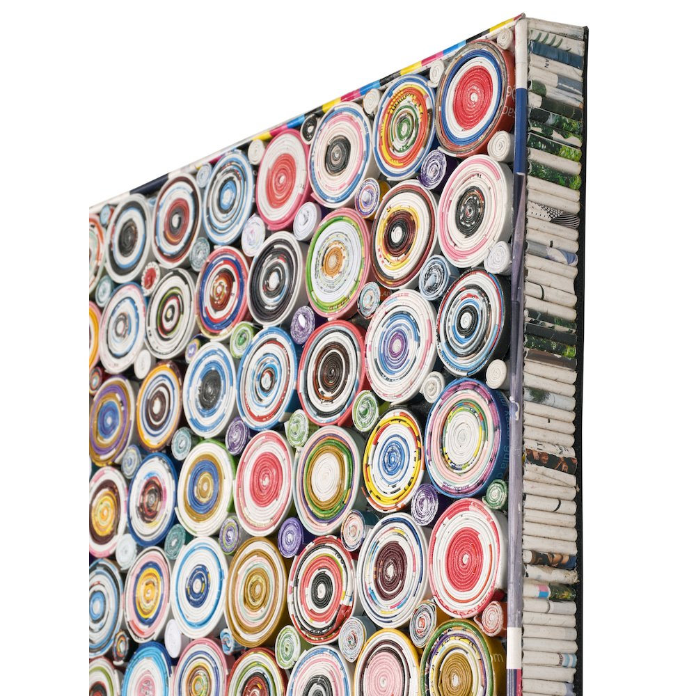 quilled Coiled Wall Art 40 X 40 Inches