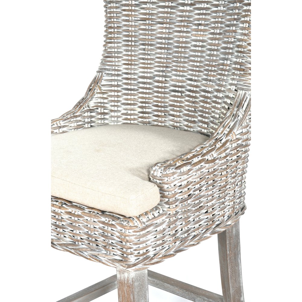 Alfresco Bar Stool Kuba Weave Savannah Wash