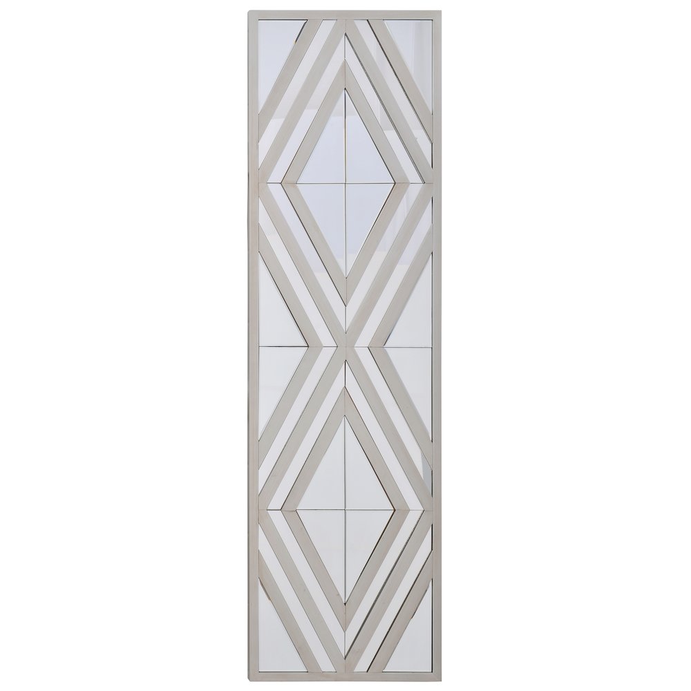 Silver Aspen Diamond 72″ Mirror